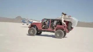 Bonneville Salt Flats commercial shoot