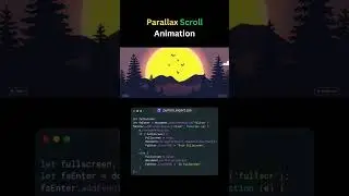Parallax Scroll Animation in Pure CSS & JS | Web Dev Magic! 