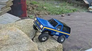 FMS, 1/24 BLAZER PRO BRUSHLESS TRAIL TRUCK. THIS BRUSHLESS MOTOR ESC COMBO IS ABSOLUTELY AWESOME.