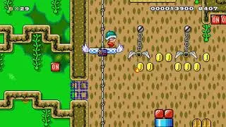 SMR 4-2: The Great Tree by Booyo 🍄 Super Mario Maker 2 😶 No Commentary　⚿aby