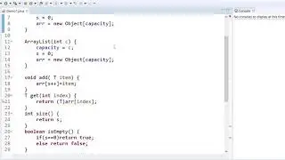 How to implement an ArrayList in Java from scratch part 3