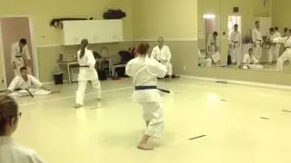 Heian Yondan Shotokan Karate Women's Black Belts | CK vs WB | IDSL Feb 2013