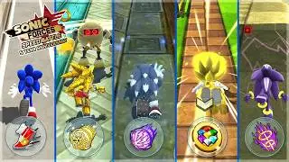 All Sonic Transformations | Sonic Forces: Speed Battle