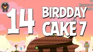 Angry Birds Birdday Party Cake 7 Level 14 Walkthrough 3 Star