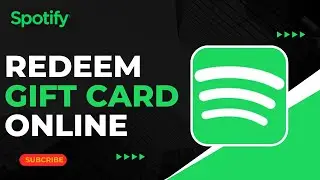 How To Redeem Spotify Gift Card Online !