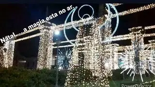 Enfeites natalinos na minha cidade