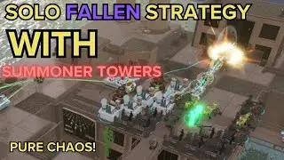 (TDS) SOLO FALLEN STRATEGY WITH SPAWNER TOWERS (MERC, MILI, ELF CAMP) | ROBLOX