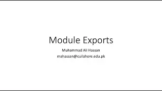 9. Module Exports | Node.js Tutorial for Beginners
