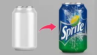 Create a Realistic Soda Can Mock Up Using Photoshop