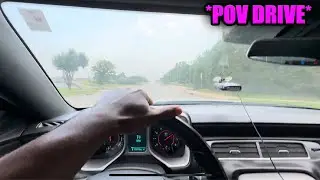 CRUISING IN A 2013 CAMARO SLIGHT PULLS POV DRIVE