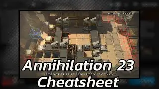 [Arknights WIP] Annihilation 23 Cheatsheet | 千嶂边城 | Thousand Peaks Border City (Early Leak)