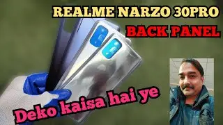 Realme narzo 30pro back panel/ real cost in market india/ how to buy online...