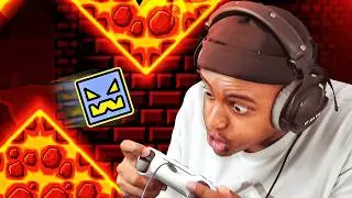 متابع تحداني في هذه اللعبة 🤣 | Geometry Dash