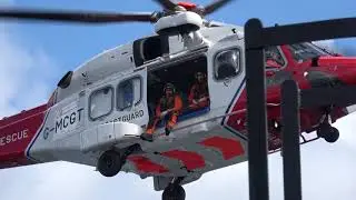 HM Coastguard Rescue Service (training). Claonaig to Lochranza Arran ferry.