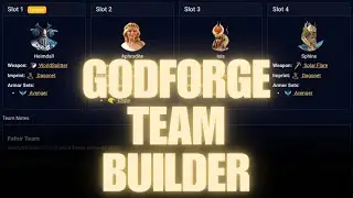 Godforge Alpha 3 Team Builder