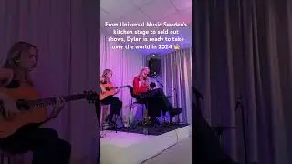 From kitchen stage to sold out shows, @dyl_an 2024 is yours 🤟 #behindthescenes #lovestruck #dylan