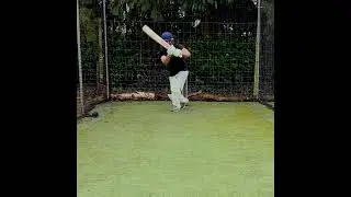 Getting there - Cricket net training session
