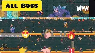 Super Bino Go All BOSS Fight Special ✅