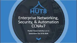 CCNAv7 - Enterprise Networking, Security, & Automation (ESNA) - Packet Tracer 2.3.11 (OSPF DR & BDR)