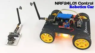 DIY Wireless Robotic Car using Arduino Nano & NRF24L01 | Joystick Controlled Smart Car Project