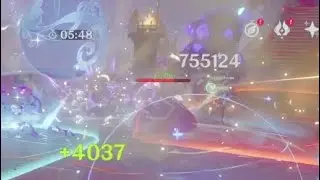 Genshin coop, but my teammate has a C6 Eula      {Genshin impact}