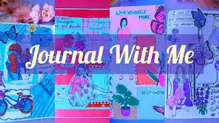 (ASMR)4 Different Types of Scrapbook Journal with Handmade Supplier