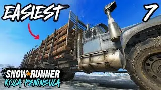 The EASIEST logging mission is in Kola Peninsula? | SnowRunner