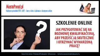 JAK PRZYGOTOWAĆ SIĘ DO ROZMOWY KWALIFIKACYJNEJ O PRACĘ? - Pytania i odpowiedzi (Jarosław Świątek)