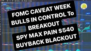 #FOMC $SPX BULLS IN CONTROL TO BREAKOUT  BUT $SPY  MAX PAIN $540