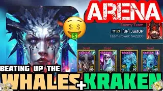 ⚔️Arena Showcase⚔️ Is "+4" really JustOp? 🤑❗️Beating up the 🐳 & 🦑❗️RAID Shadow Legends