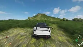 Forza Horizon 4 - 2355ft - 717m  off the Great Ridge danger sign. Position 164 on leaderboard