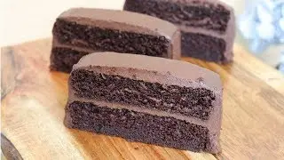Amazingly Perfect Chocolate Cake - Eggless and Dairy Free - Vegan