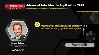 Ignacio Espinosa, JA Solar: Meeting the Module Side of Requirements