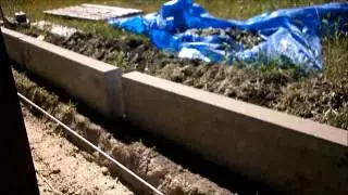 Укладка бордюра