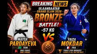 Maysa PARDAYEVA VS Faiza MOKDAR _ Ulaanbaatar Grand Slam 2026 _ BRONZE -57 kg