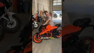 The first owner of the 2024 KTM 125 & 390 DUKE 🤩 