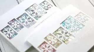 Two Glittery Shaker Cards
