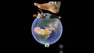 Huge feet😱🦶on Google Earth 