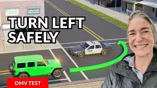 How to Make Left Turn at Intersection With Poor Visibility
