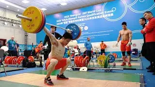 LU Xiaojun vs SHI Zhiyong (Part 1) Feat. Li Dayin | 2019 IWF World Cup in Tianjin