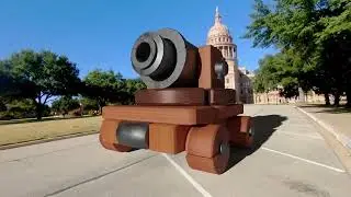 Cannon from clas of clans in city