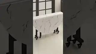 Round Folding Dining Table: Space Saving Furniture 