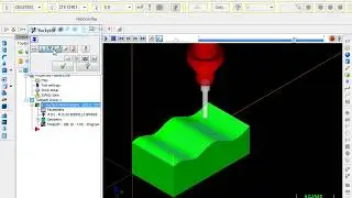 flow line tool path  cnc programming with mastercam