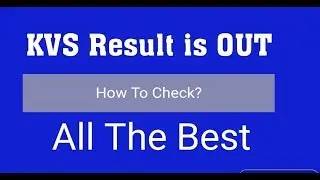 KVS PGT, TGT, PRT FINAL RESULT OUT, List of all the region, KVS RO OFFICIAL WEBSITES
