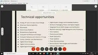 Alumni Webinar on  Job opportunities in Instrumentation Engineering and Higher Studies in US