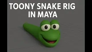 Snake Rig Maya #maya #Snake #rigging