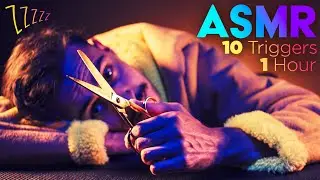 ASMR 😴10 TRIGGERS in 1H to sleep like a log (No Talking)