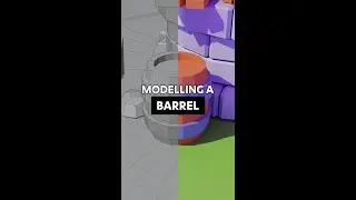 SIMPLE Way To MODEL A Barrel In Blender 3D - Beginner Tutorial 