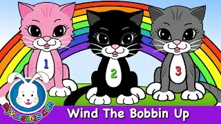 🐱Wind The Bobbin Up 🐾 Fashion Fun Action Song for Toddlers & Babies | VoxKids (MyVoxSongs)