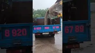 Газель грузим щебнем